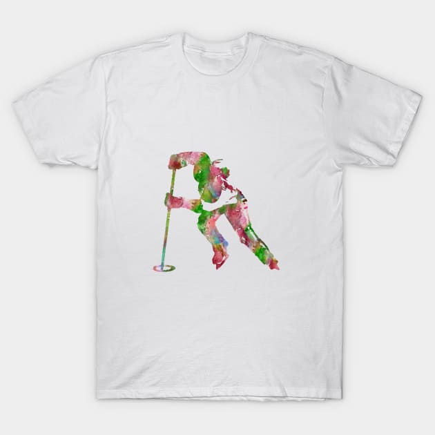 Ringette player T-Shirt by RosaliArt